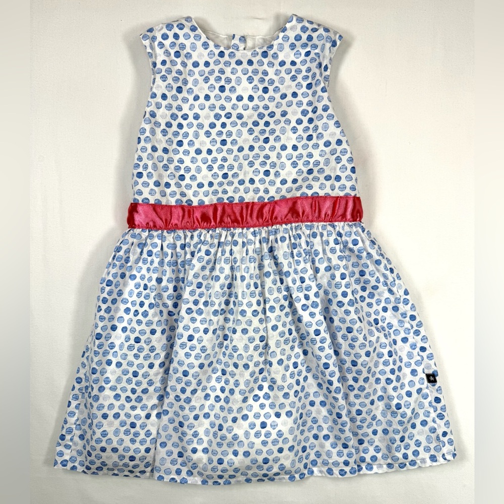 TOOBYDOO‎ NEW YORK Girls' Polka Dot Fit & Flare Garden Party Mini Dress Size 6Y